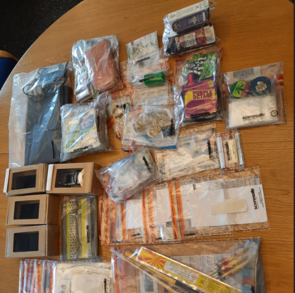 Items seized during searches across Causeway Coast and Glens