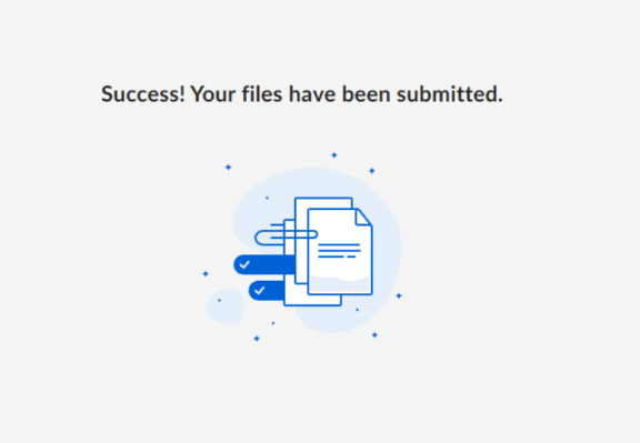 Digital Evidence Submission - Files Successfully Uploaded
