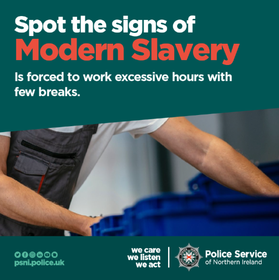 Spot the signs of Modern Slavery