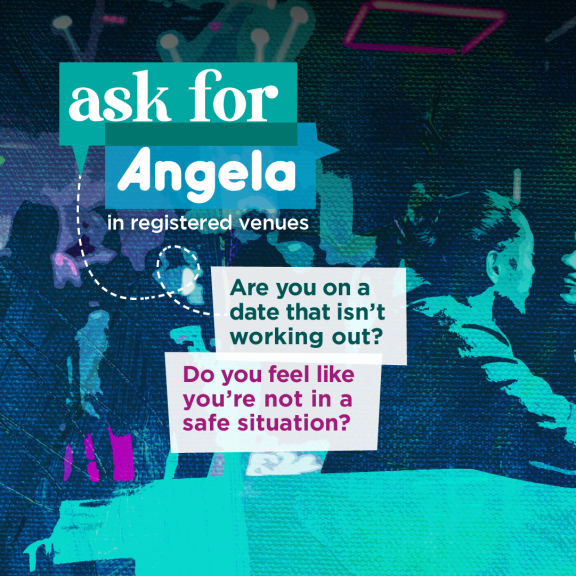 Ask for Angela - Instagram Graphic 1 - Are you on a date that isn't working out?