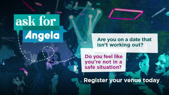 Ask for Angela - Twitter Graphic 1 - On a date that isn't working out?