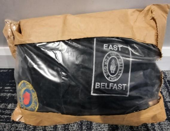 Clothing with UVF emblems was also seized. 