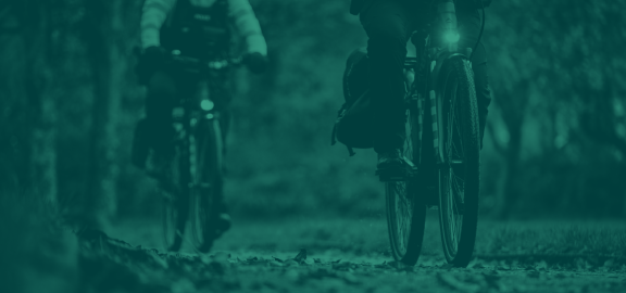 Police officers on bicycles