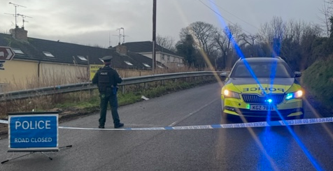 Police remain in the area as they conduct enquiries in relation to the shooting