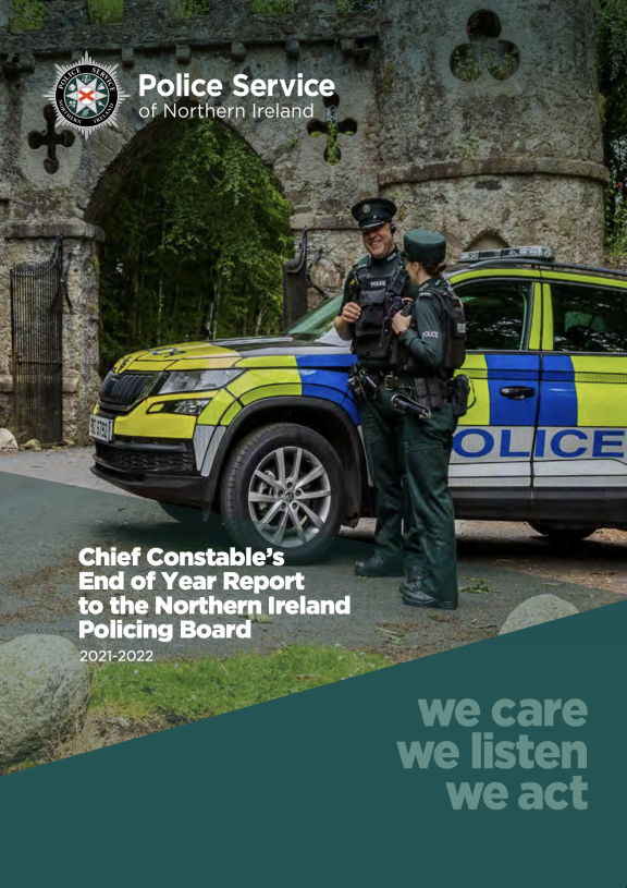 Chief Constable's End of Year Report to Northern Ireland Policing Board 2021-2022
