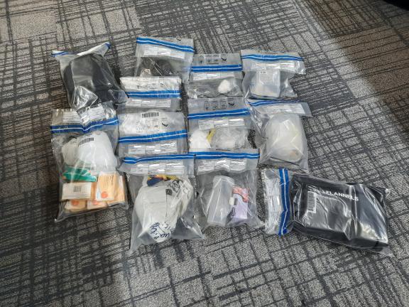 Items seized by PCTF