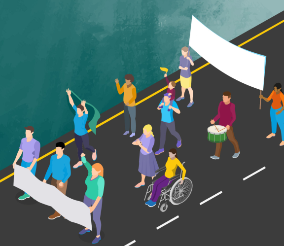 Parades and Protests Header Banner