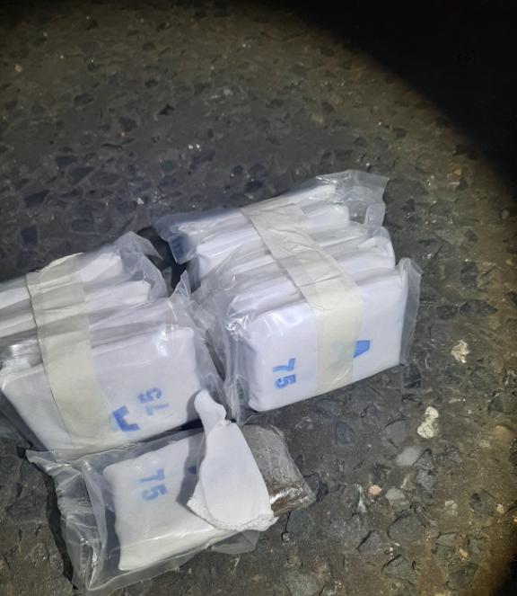 A quantity of suspected heroin with an estimated street value of around £125,000 which was seized by police last night, Thursday 4th May.