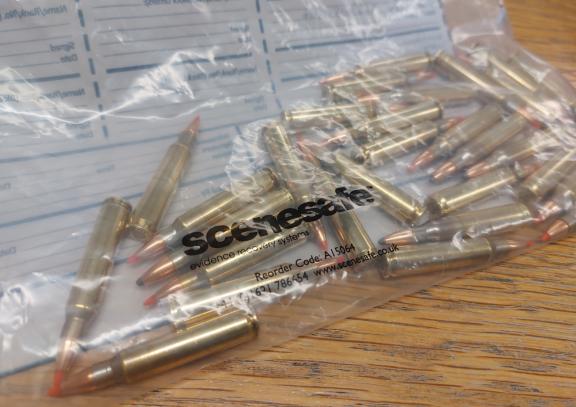 Suspected ammunition seized 5th May 2023