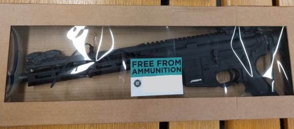 Suspected military-style assault weapon seized on 5th May 2023