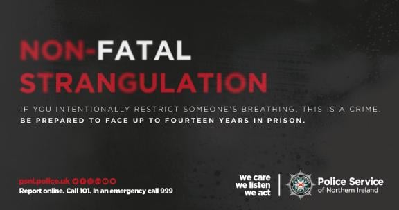 Non-fatal strangulation. If you intentionally restrict someone’s breathing, this is a crime. Be prepared to face up to 14 years in prison.