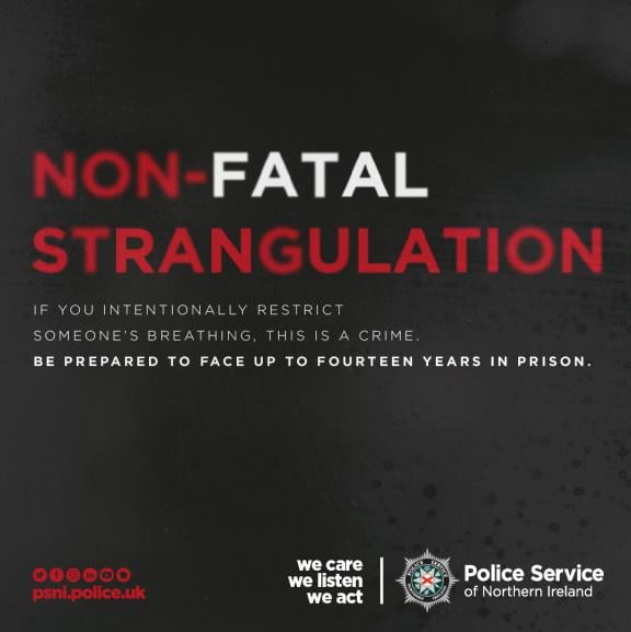 Non-fatal strangulation. If you intentionally restrict someone’s breathing, this is a crime. Be prepared to face up to fourteen years in prison.
