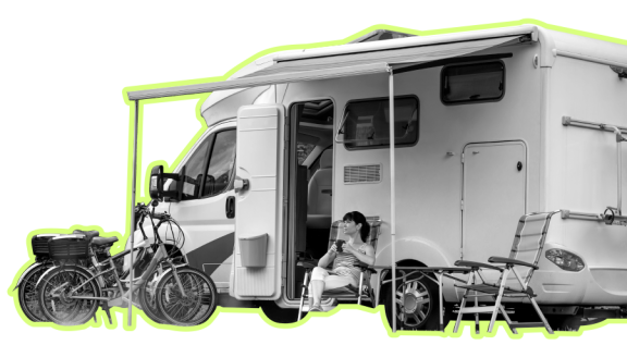 Photograph of caravan