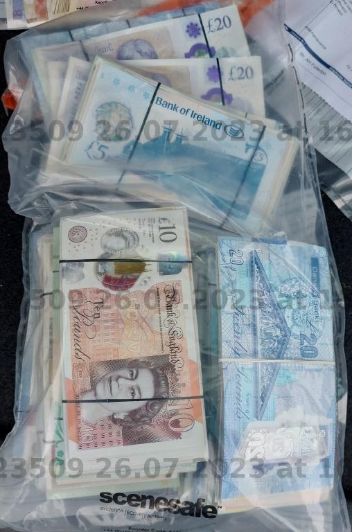 Cash seized