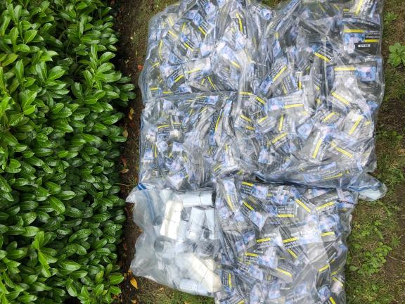 Tobacco seized today, Thursday 27th July
