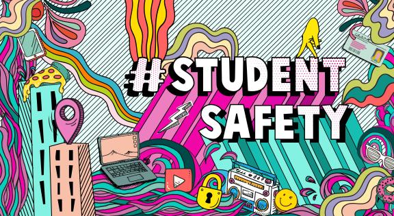 Student Safety animation graphic for web banner