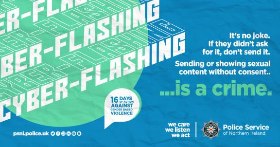 Cyber-flashing. It's no joke. If they didn't ask for it, don't send it. Sending or showing sexual content without consent is a crime.