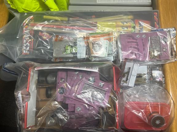 Items seized during second search in Strabane