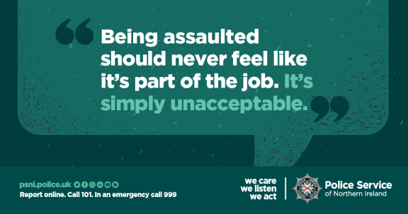 Officers being assaulted is not acceptable