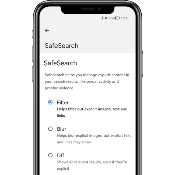 Google SafeSearch