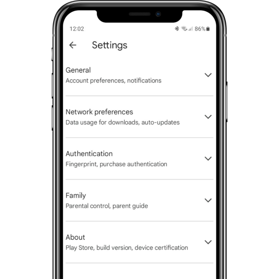 Set up parental controls - Settings