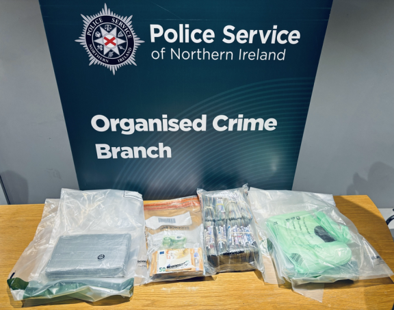 Photograph of seized items