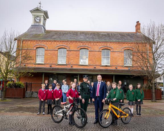 Stakeholders and supporters of the Bike Project in Dromore.
