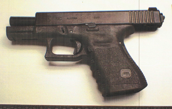 Pistol recovered
