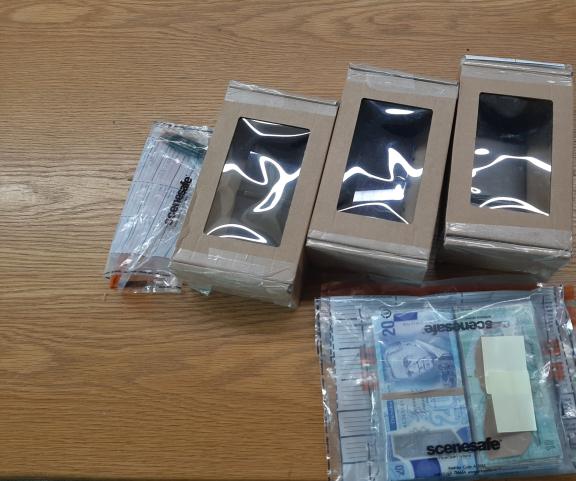 Cash and seized during searches in North Belfast by Paramilitary Crime Task Force