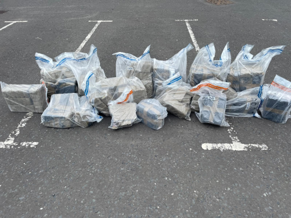 Seized cannabis