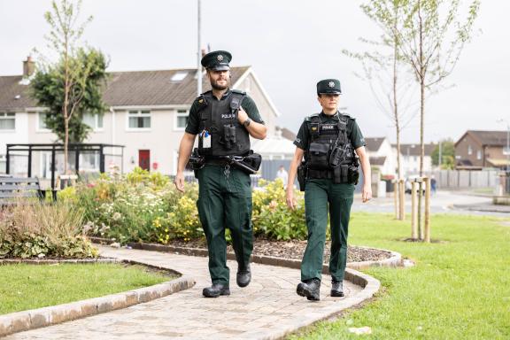 Police Officers on foot patrol