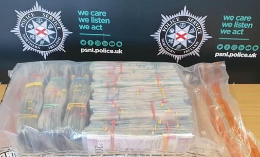 Cash seized in North Belfast, 29th May