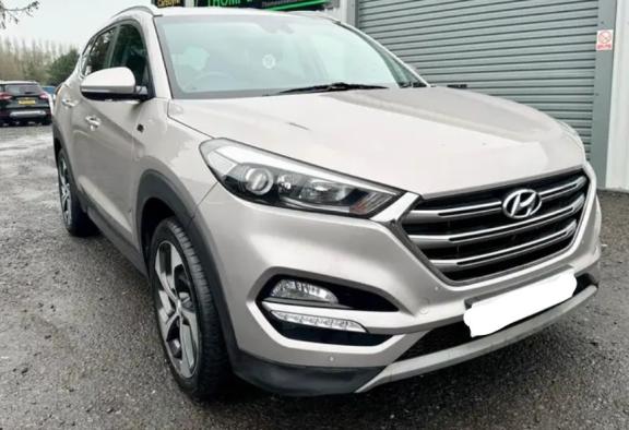 The stolen Hyundai Tucson 