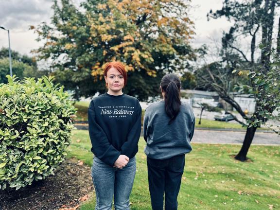 Two survivors of violence against women and girls who have spoken out
