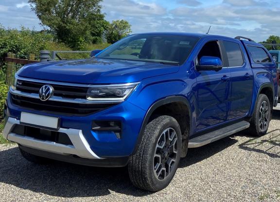 The blue coloured Volkswagen Amarok which was stolen from premises at the Ballymena Road area of Doagh sometime between 8:30pm on Thursday 17th October and 8:30am on Friday 18th October