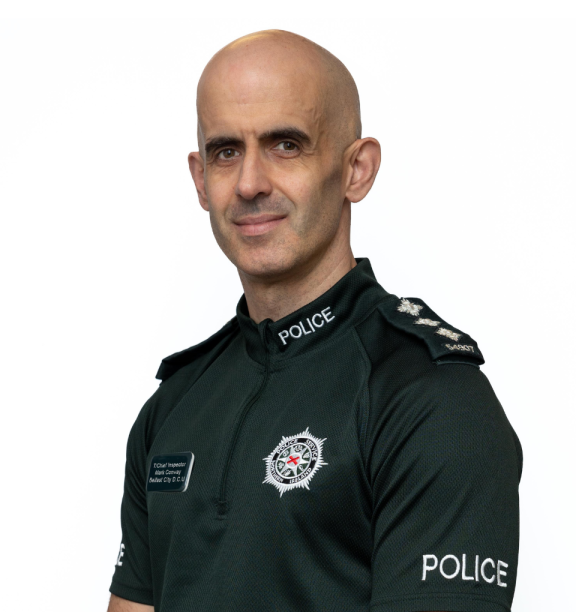 Chief Inspector Mark Conway in PSNI uniform