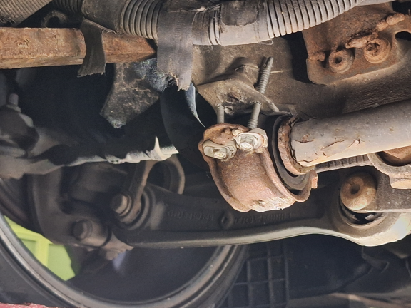 The condition of one of the vehicles inspected 