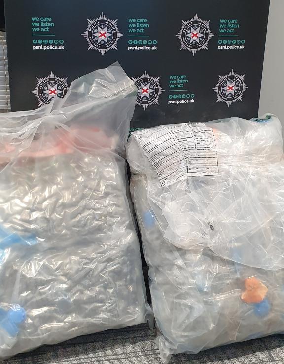 Suspected Cannabis seized during the stop and search