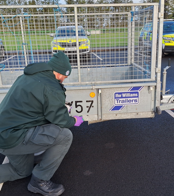 24 trailers were marked on the day