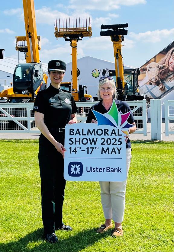 Superintendent Kelly Moore and Rhonda Geary, Operations Director at Balmoral Show