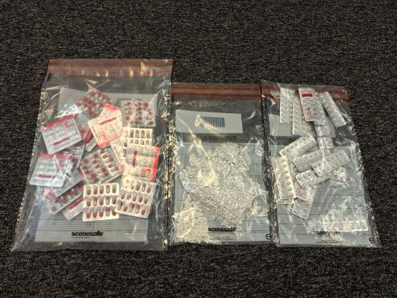 Seizure of suspected Class C drugs