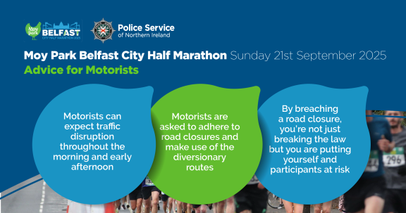 Belfast Half Marathon graphic