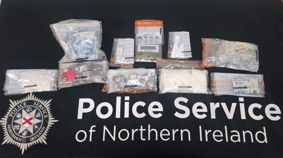 Drugs seized by Lurgan Neighbourhood Policing Team
