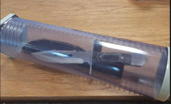 Knife seized on 26 November 2025