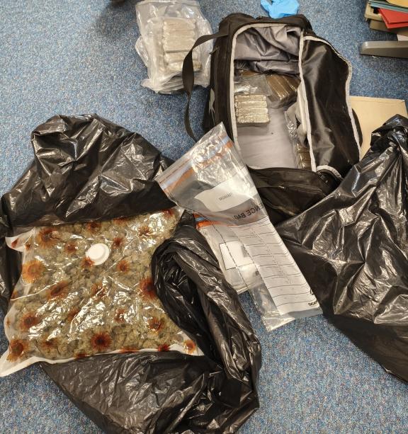 Drugs seized from vehicle stopped by NPT officers in Fivemiletown