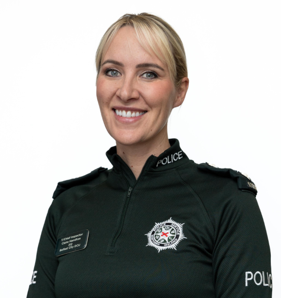 Superintendent Claire Hamilton in Police uniform