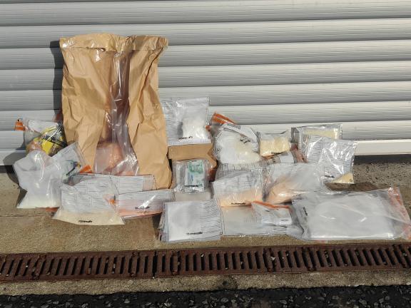 Photo of seized items