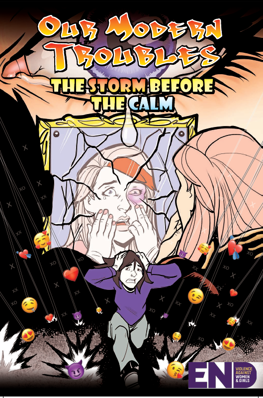 The front cover of ‘Our Modern Troubles – The Storm Before The Calm’ 