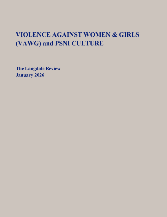 The Langdale Review - January 2026 _Violence Against Women and Girls (VAWG) and PSNI Culture