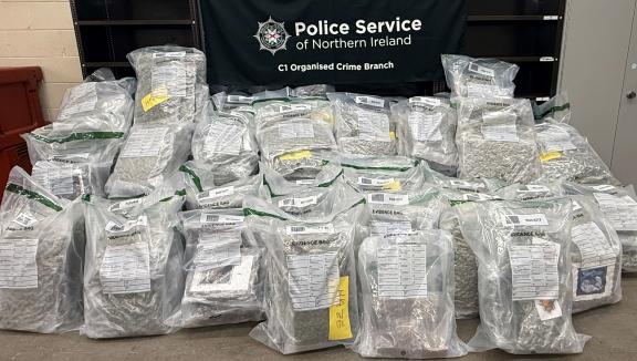 Drugs seized in Larne on 27.04.26